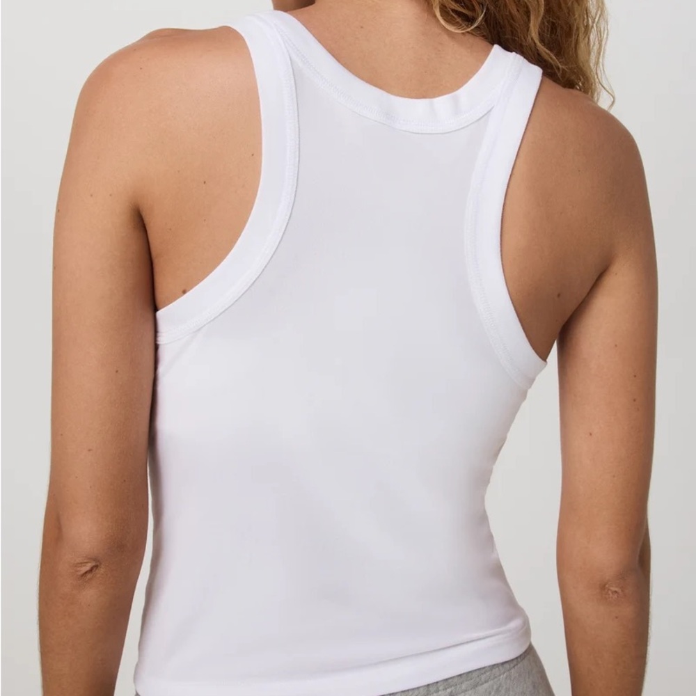 Vuori Energy Racerback Tank S white - Picture 3 of 4
